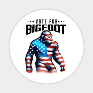 Vote For Bigfoot 2024 Magnet